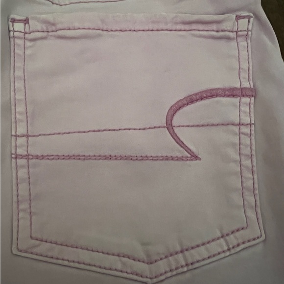 American Eagle Outfitters Women's Light Pink Skinny Jeggings - Picture 3 of 5